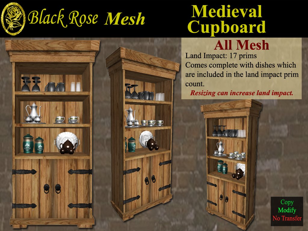 Black Rose Medieval Cupboard My Black Rose
